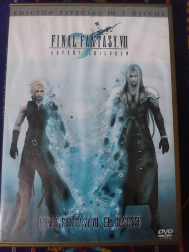 Final Fantasy 7 Dvd El Rescate Edicion Especial De 2 Discos