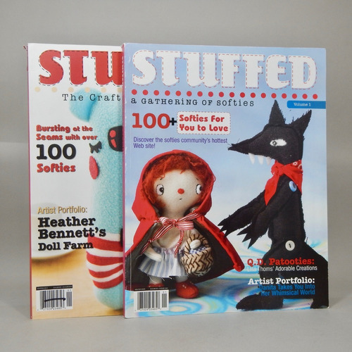 Dos Revistas Stuffed Muñecos Fieltro Manualidades 2011 Aa7