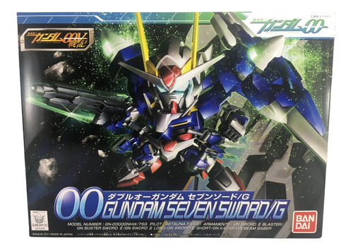 Bandai Gundam Bb #368 00 Gundam Seven Sword Gn