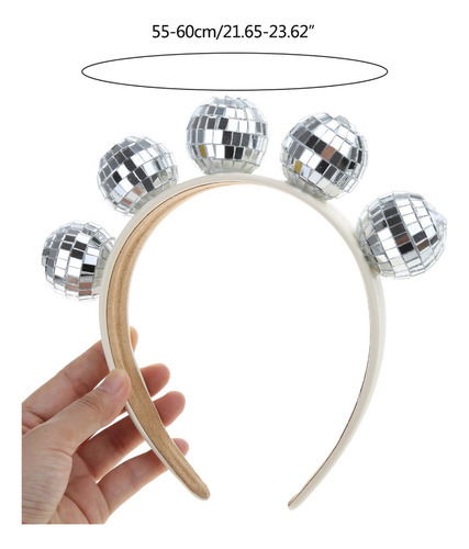 . Diadema For Mujer, Disfraz De Bola De Disco For Fiesta
