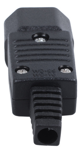 2 Enchufes Negros Iec-320 C14 Macho, Conector De Entrada De