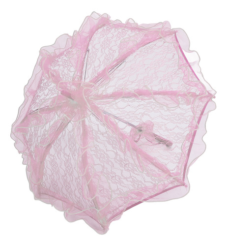 Sombrilla De Boda De Encaje Hecha A Mano, Elegante, Para Nov