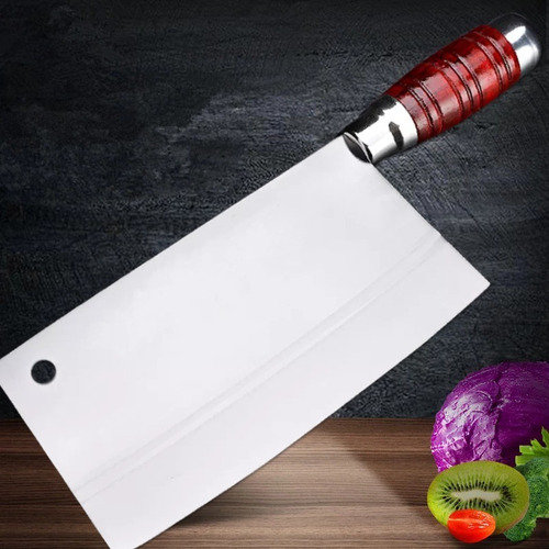 Cuchillo Chef Acero De Carbono Japonés Cocina Sushi Zcq607 Color Como En La Imagen