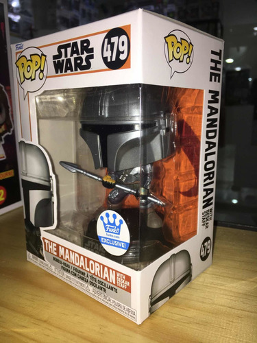 Funko Pop Star Wars The Mandalorian Con Lanza Exclusivo