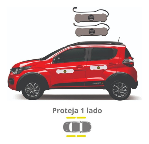 Imagem 1 de 4 de Protetor De Porta Magnético Para Carros Shields - Compact