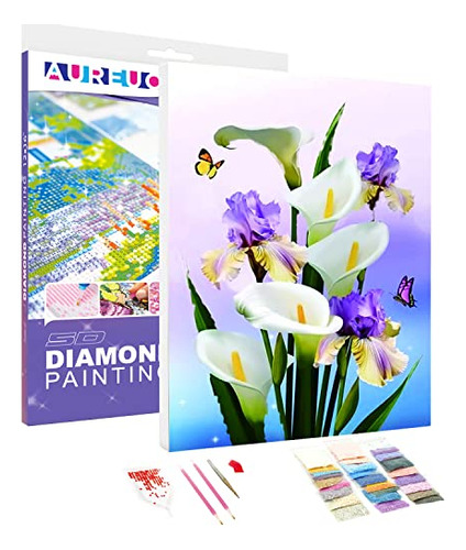 Diamond Painting Kit For Adults Kids On Stretched Canva...