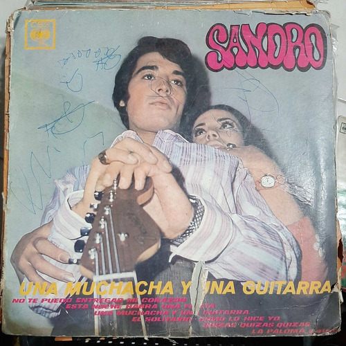 Vinilo Sandro Una Muchacha Y Una Guitarra M6