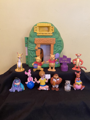 Winnie Pooh Set Casa Arbol Vintage Tigger Igor Armado (Usado)