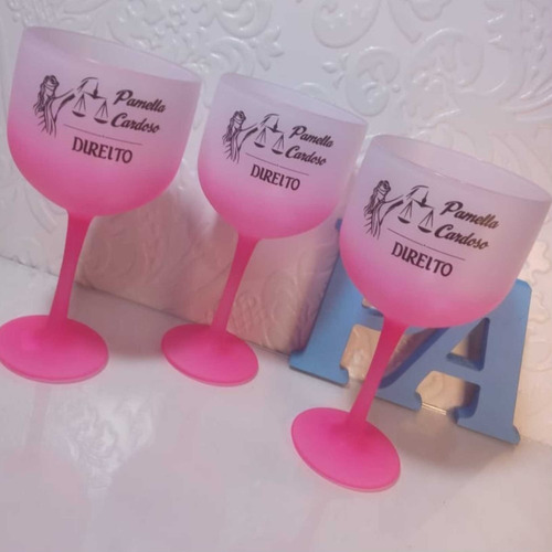 Imagem 2 de 7 de 5 Unid Taça De Gin Drink Personalizada Como Quiser 20cm Alt