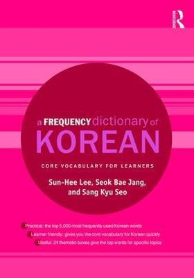 Libro A Frequency Dictionary Of Korean - Sun-hee Lee