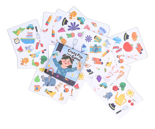Crazy Flip Card Game Matching Games Family Board Early