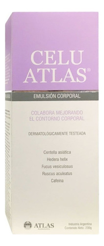 Celu Atlas Emulsión Tratamiento Celulitis 230g Reafirmante