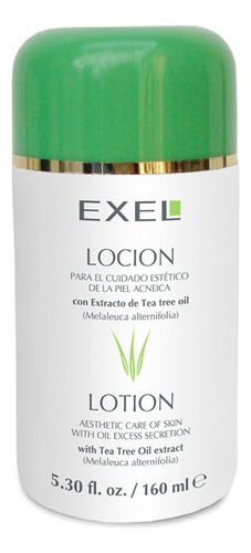 Locion Tea Tree Oil Profecional Exel Para Piel Acneica 160ml Momento de aplicación Día/Noche Tipo de piel Grasa