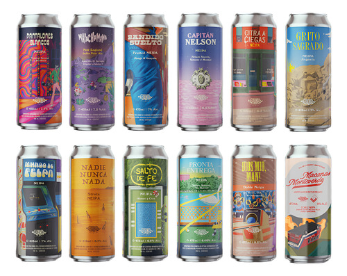 Combo X 12 Cerveza Artesanal - Neipas Extremas - Latas