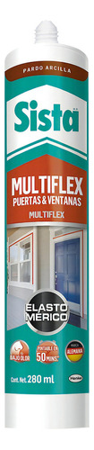 Sellador Acrílico Multiflex Sista Arcilla Puertas Ventanas