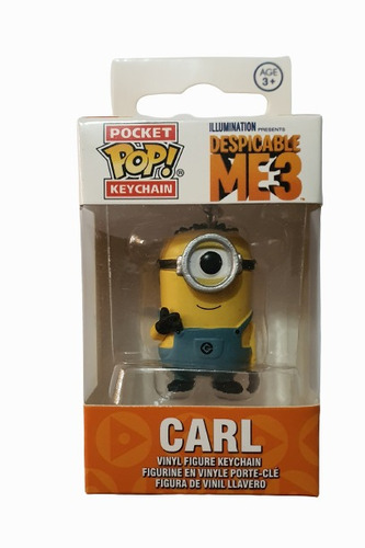 Llavero Pocket Pop Carl Minions De Mi Villano Favorito 3