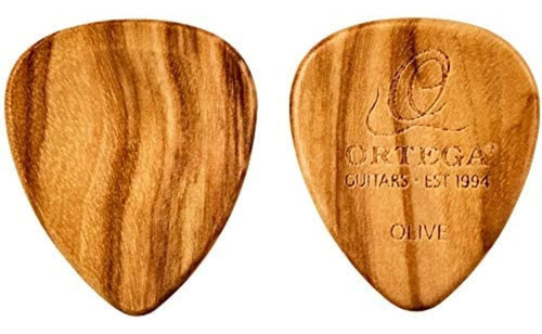 Ortega Guitars Mm Triangular Wooden Pick-acoustic, Electric