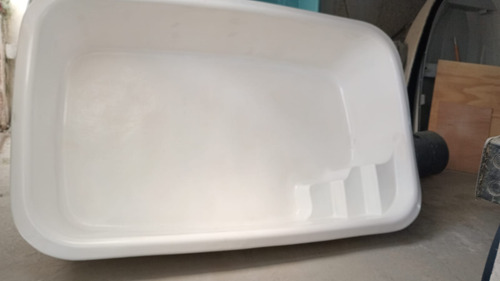 Pileta Reforzada Para Terraza 3x2x75 Blanca Oportunidad Blanco