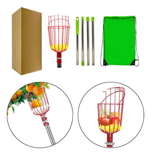 Cesta De Cabeça Para Colheita De Frutas, 1,6 Metros