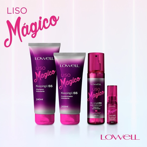 Lowell Óleo Disciplinante Liso Mágico 30ml