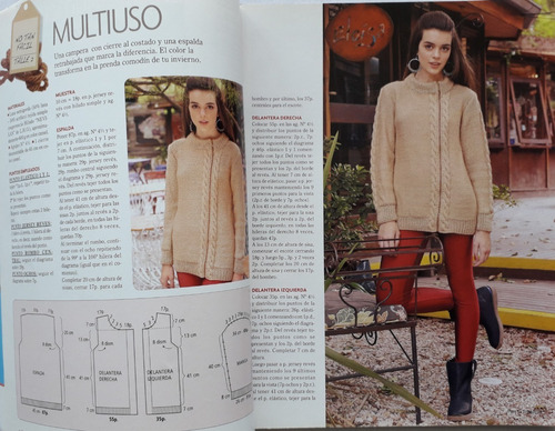 Revista Para Ti Tejidos 57 2014 Dos Agujas Y Crochet Liquido (Usado)
