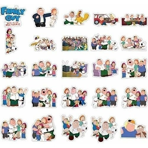 100 Piezas Paquete Family Guy Laptop Pegatinas, Botella De A