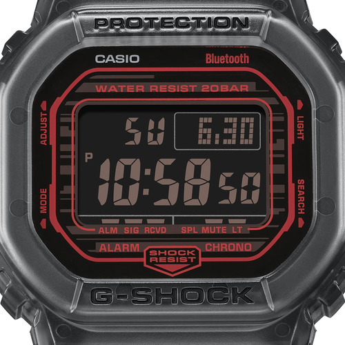 Reloj Hombre Casio G Shock Dw-b5600g 1d Caja Ø42.8mm Impacto Color de la malla Negro Color del bisel Negro Color del fondo Negro