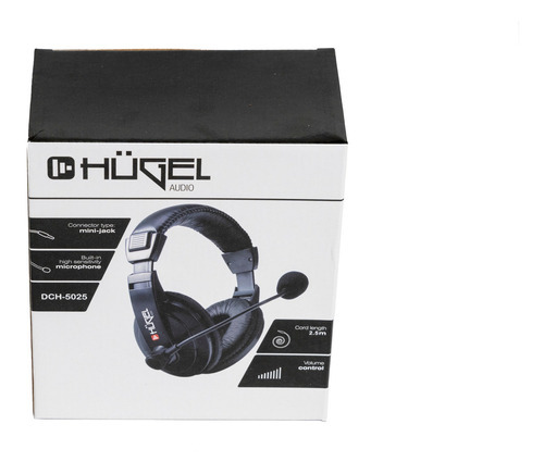 Auriculares Gamer Hügel Headphones Multimedia Microfono