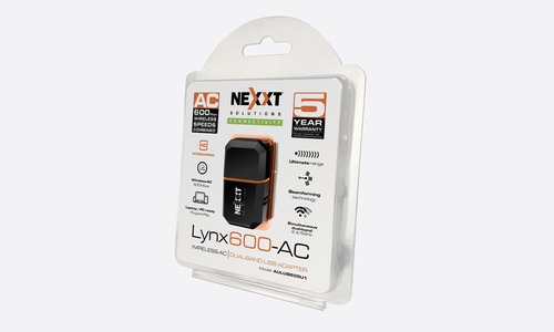 Adaptador Nexxt Wifi Wireless 600mbps Usb Lynx 2.4ghz