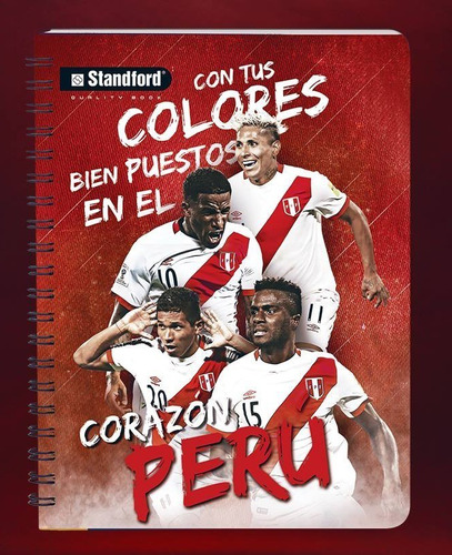 Cuaderno Stanford  Anillado La Seleccion Perú Mundial Rusia