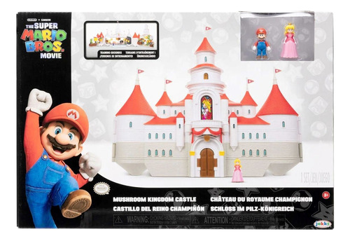 Super Mario Bros Castillo Mushroom Kingdom Playset