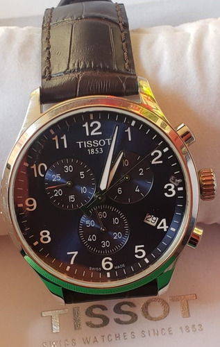 Tissot Chrono Xl Reloj Deportivo Acero Inoxidable Excelente Café Azul Azul (Usado)