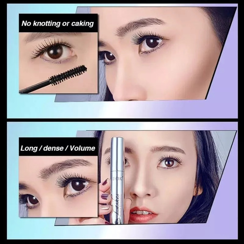 1 Juego De Rímel 4d Fiber Lashes De Fibra Sólida De Primera