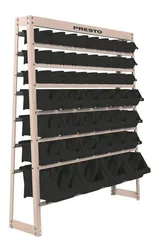Comprar Kit Estante Gaveteiro Com 49 Gaveta Mista Preta 43017 Presto Cor Preto no Mercado Livre