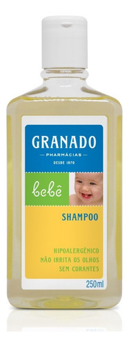 Shampoo Granado Bebê Tradicional Em Garrafa De 250ml