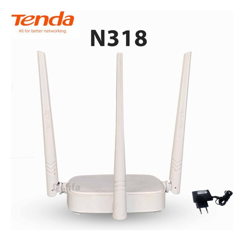 Router Tenda  Wifi Internet N318 300mbps (sin Caja)