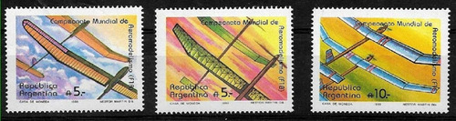 1989 Campeonato Aeromodelismo - Argentina (sellos) Mint