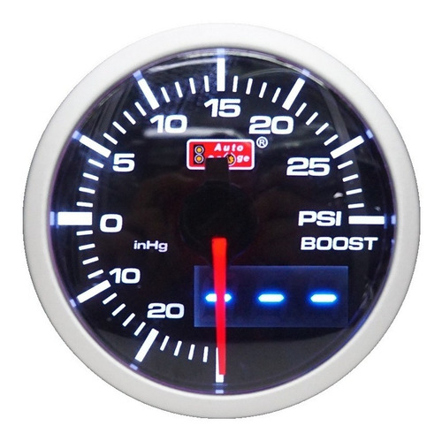 Reloj Presión De Turbo Psi 52mm Dv Autogauge - Biocartuning