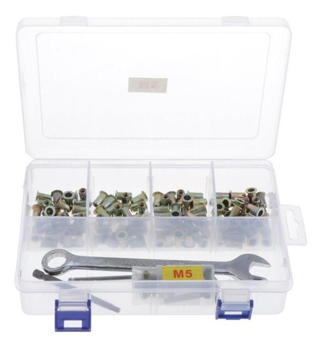 ~ Remachadora Manual M5, 100 Unidades, Cabeza Hexagonal,