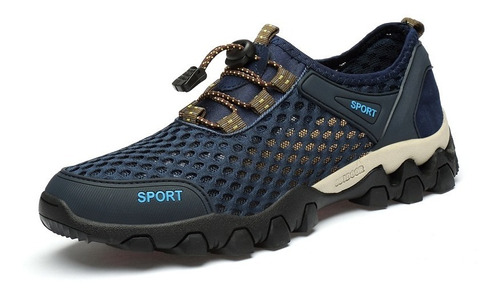 Hombres Transpirable Deportes Al Aire Libre Zapatos 38-46