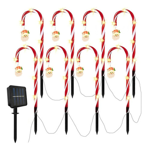 Luzes Solares De Natal Para Caminhada Led Impermeável Ao Ar