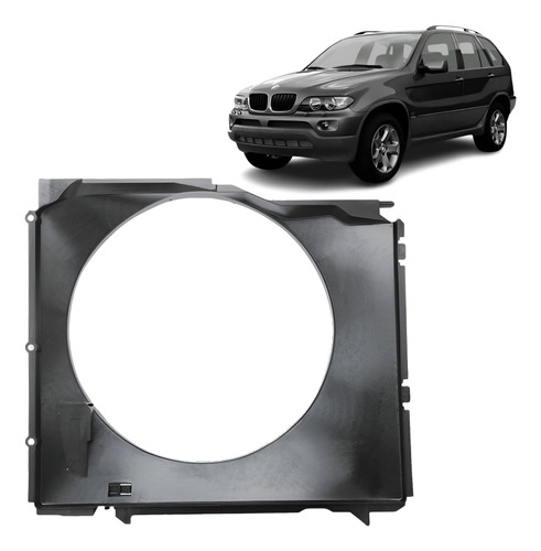 Defletor Do Radiador Bmw X5 3.0 2000 - 2006 Importado