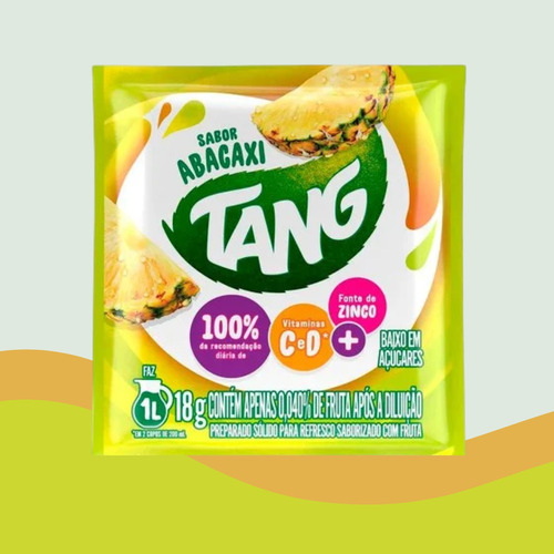 Suco Tang Em Pó 18g Pack C/4 Sabores - 1 De Cada Wxz
