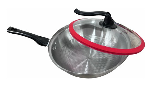 Sarten Wok Antiadherente Volcanico  34 Cm