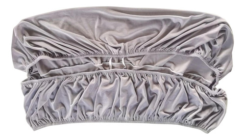 Funda Otomana Rectangular Para La Mayoría De Los Gris Claro