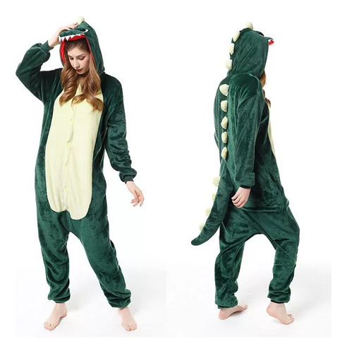Pijama Mameluco De Dinosaurio Para Toda La Familia W