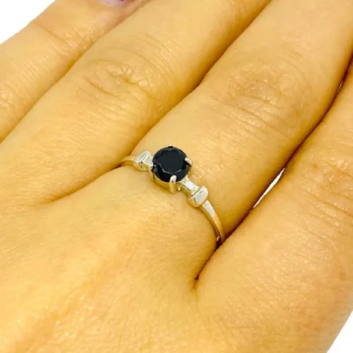 comprar Anillo Solitario Con Cubic Plata 925 Ideal Compromiso Ap 208
