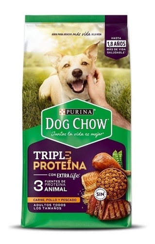 Dog Chow Triple Proteínas 22 Kg 