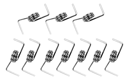 2 X 10 Uds. Clips De Resorte De Muelles De Torsión De 3 Mm.