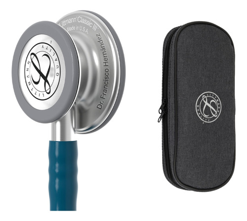 Littmann Classic 3 Caribbean + Estuche Negro + grabado Láser